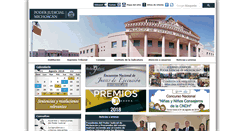 Desktop Screenshot of poderjudicialmichoacan.gob.mx